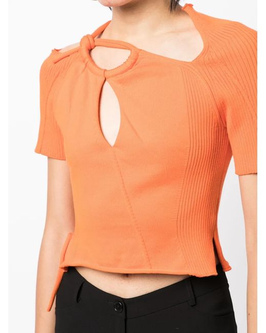 Top Con Aberturas OTTOLINGER de color Orange