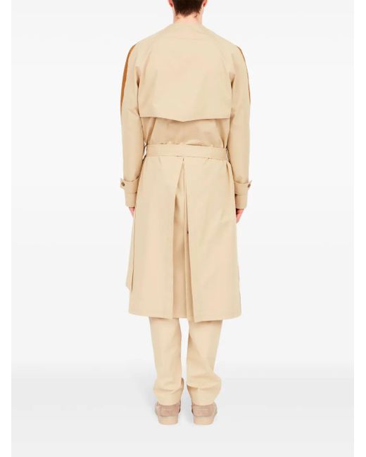 メンズ MM6 by Maison Martin Margiela バイカラー コート Orange