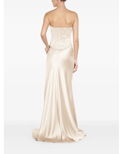 ALEXIA & ANTONIA White Embellished Lace Top
