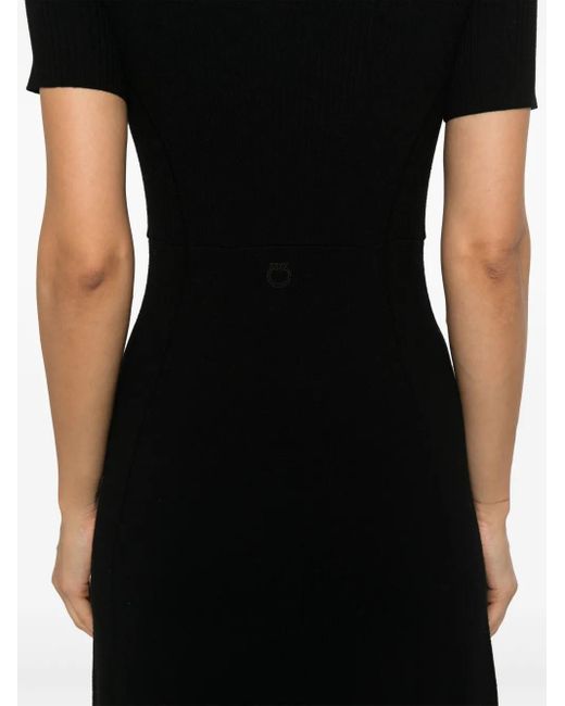 Pinko Black Goblet Mini Dress