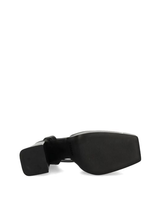 Karl Lagerfeld Black 120Mm Leather Pumps