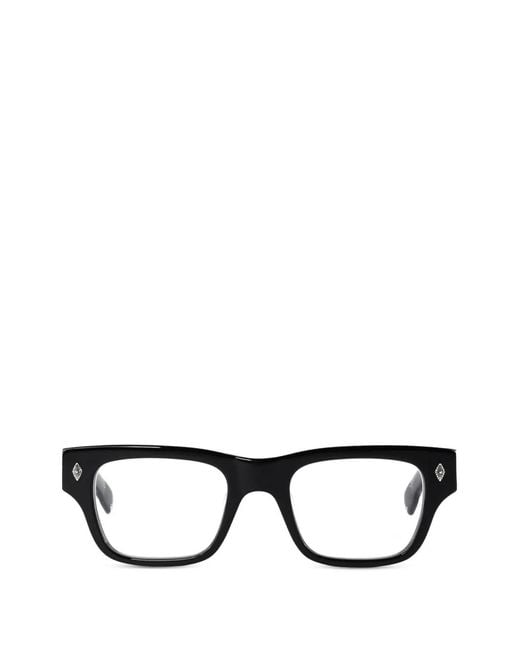 Chrome Hearts Crypdic Brille Mit Eckigem Gestell in Black für Herren