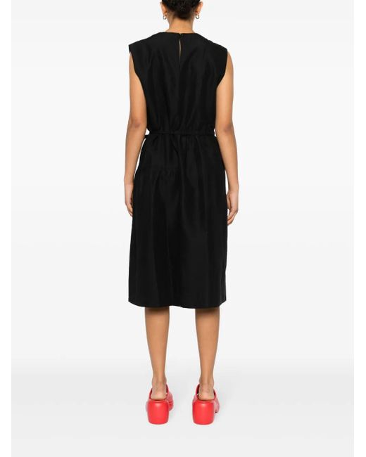 Henrik Vibskov Black Mismatch Midi Dress