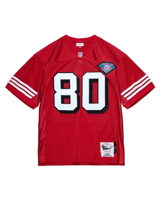 メンズ Mitchell & Ness Nfl ダーク "san Francisco 49ers 1994 Jerry Rice" ジャージ Red