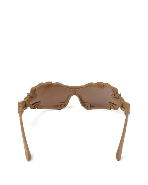 CAMPERLAB Brown Leaf-Detail Tormenta Sunglasses