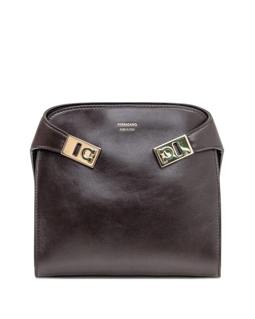 Ferragamo Gray Small Hug Belt Bag