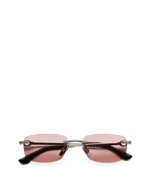Chimi Pink Rectangle-Frame Sunglasses