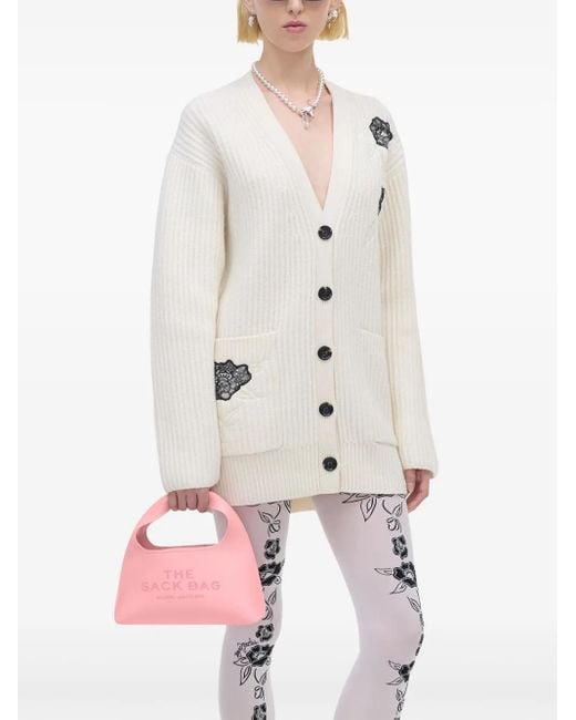 Marc Jacobs Pink The Mini Sack Leather Tote Bag