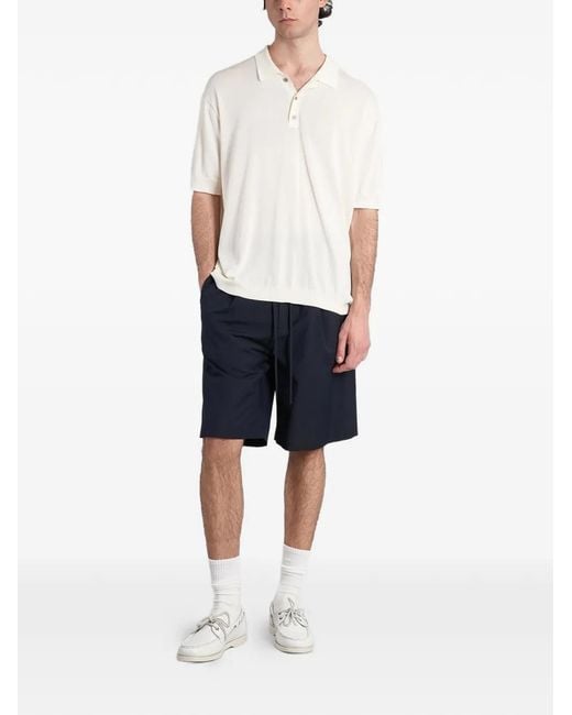 Grayed Blue Short Davis À Lien De Resserrage for men