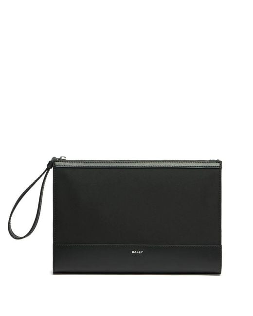 Bally Black Vogel Clutch Bag for men
