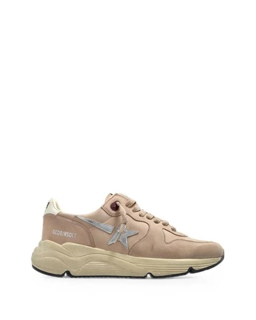 Golden Goose Deluxe Brand White Running Sole Star-Patch Sneakers