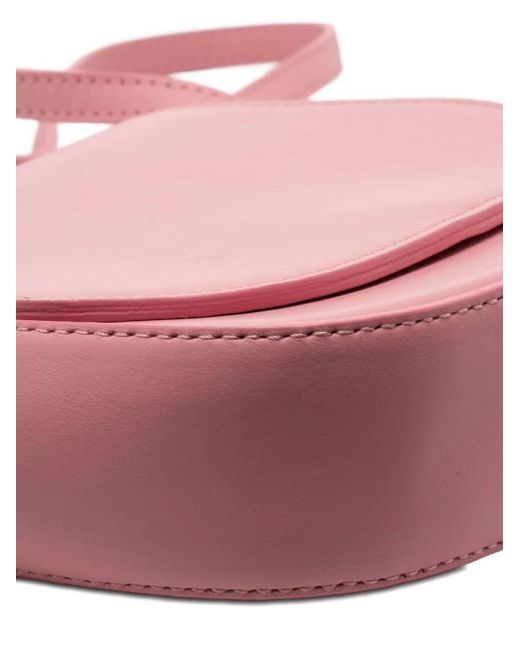 Mansur Gavriel レザー ショルダーバッグ Pink