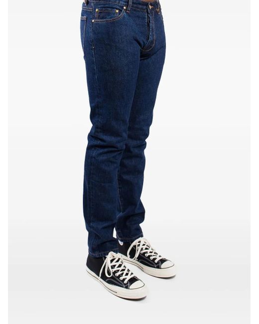 Han Kjobenhavn Blue Cotton Jeans for men