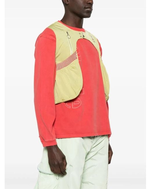 Charlie Constantinou Yellow Technical Gilet for men