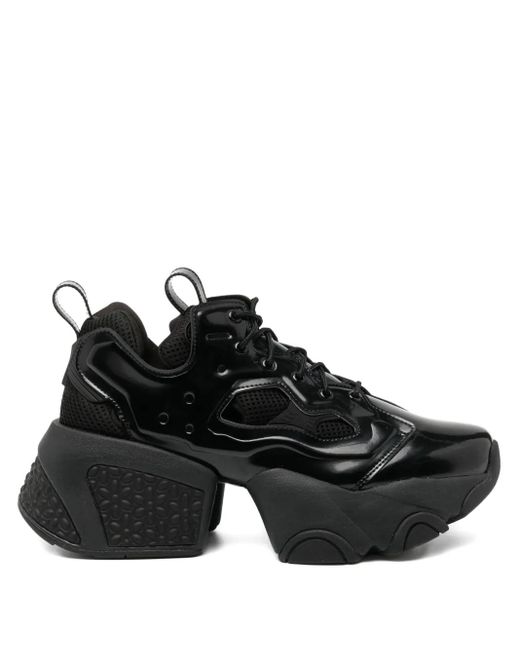 Noir Kei Ninomiya Black X Reebok Lace-Up Trainers