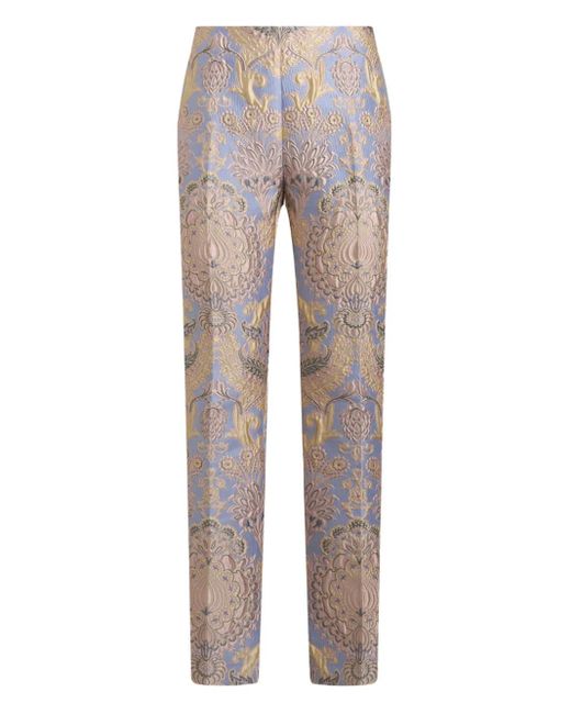 Etro フローラル パンツ Gray