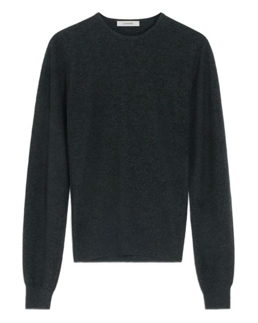 Lemaire Black Crew-Neck Wool Top