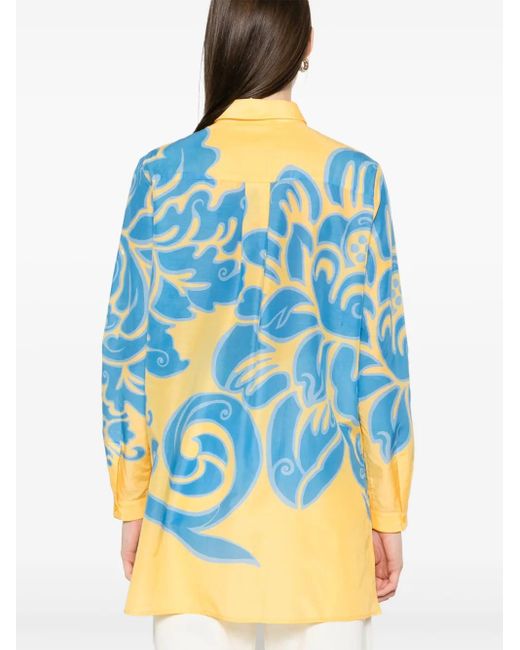 Etro プリント シャツ Blue