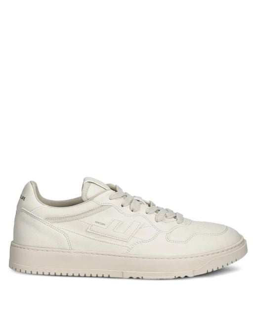 Flamingos White Ventura Logo Sneakers