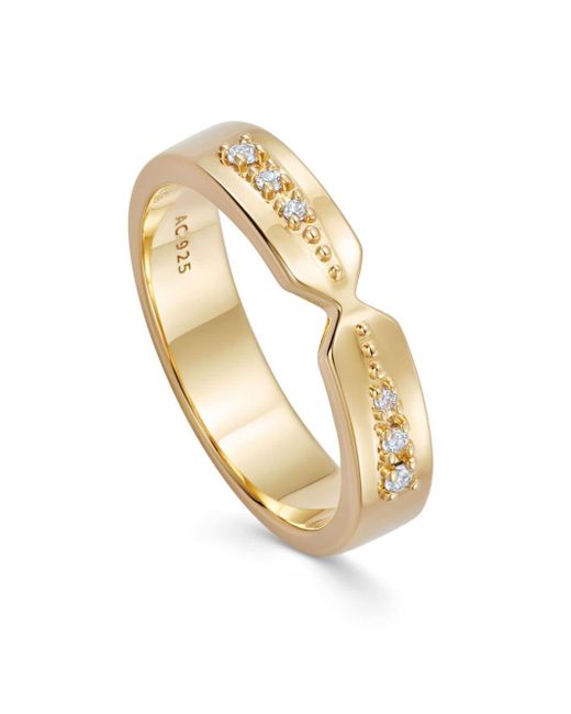 Astley Clarke Metallic Gold Luna Ring