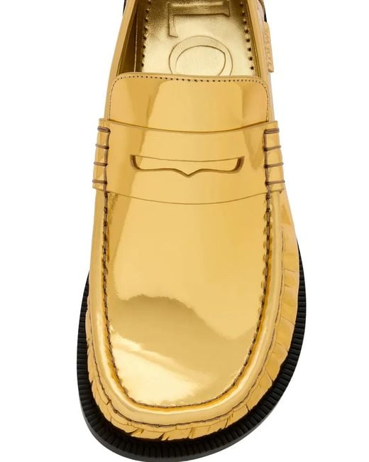 Loewe Metallic Campo Loafers