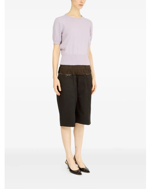 Maison Margiela Pink Virgin Wool Top