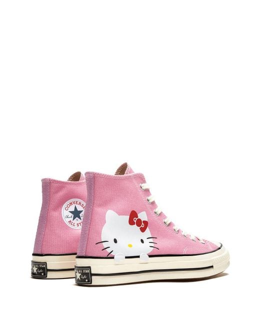Hello kitty hotsell pink converse