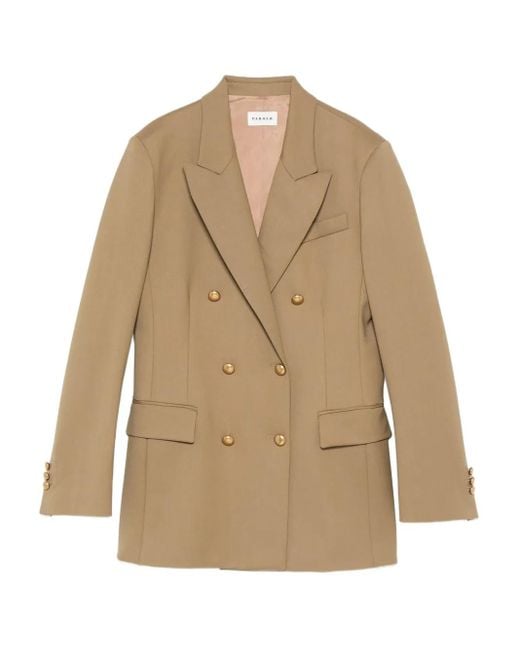 P.A.R.O.S.H. Wollen Blazer in het Natural