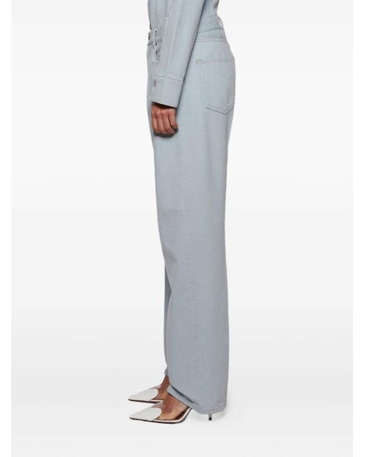 Jeans Con Tasche di Victoria Beckham in Gray