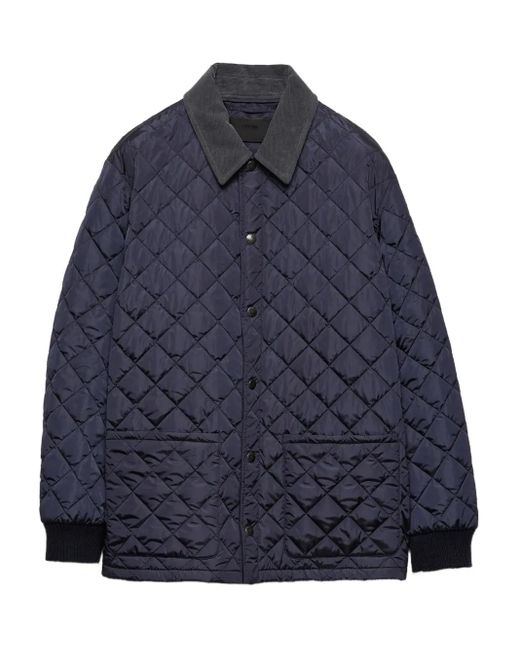Prada Blue Re-Nylon Jacket for men