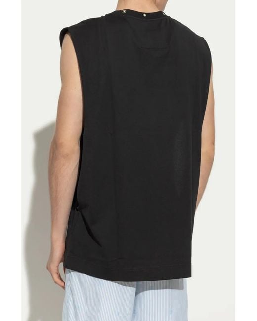 Givenchy Black Embroidery-Detail Vest for men