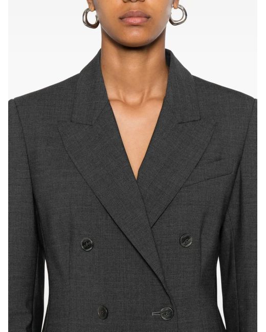 P.A.R.O.S.H. Gray Double-Breasted Blazer