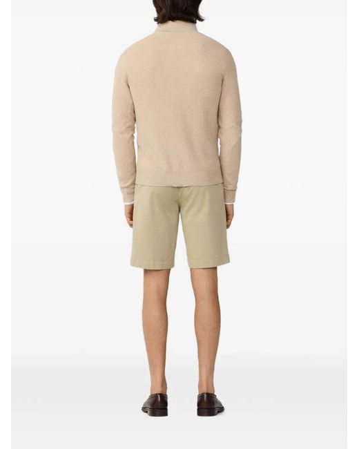 Hackett Natural Pull À Col Zippé for men