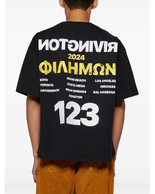 メンズ RRR123 Philemon Cva Tシャツ Black