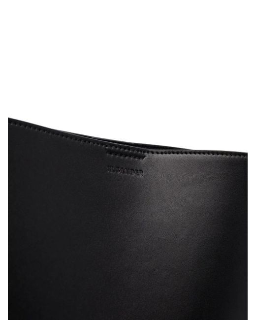 Jil Sander Black Leather Bag for men