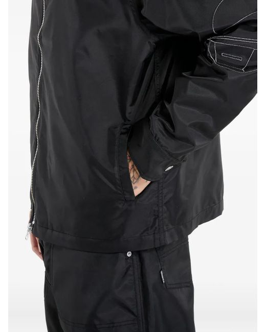 Pleasures Black Helmets Nylon Work Jacket for men