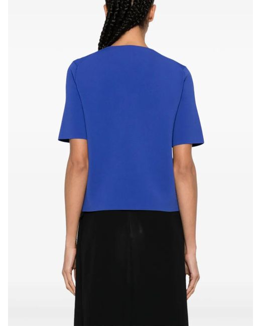 Theory Blue Short-Sleeve Jersey T-Shirt