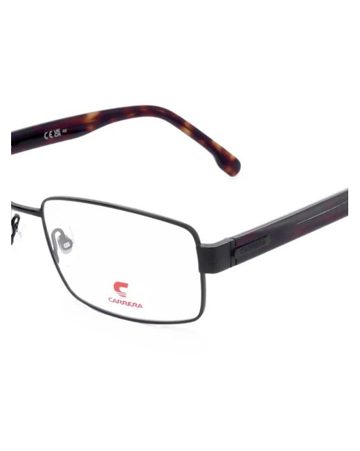Carrera Black Rectangle-Frame Glasses for men
