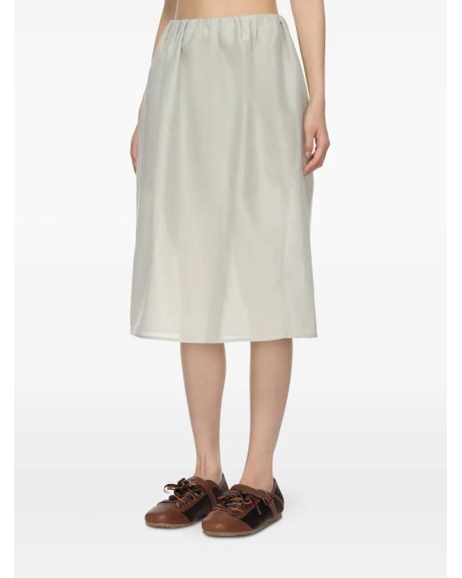 Amomento Natural Shirring Skirt