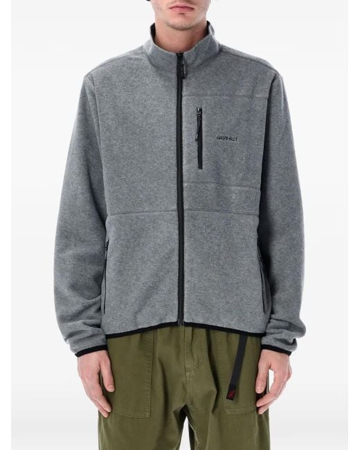 Gramicci Gray Reversible Fleece Jacket for men