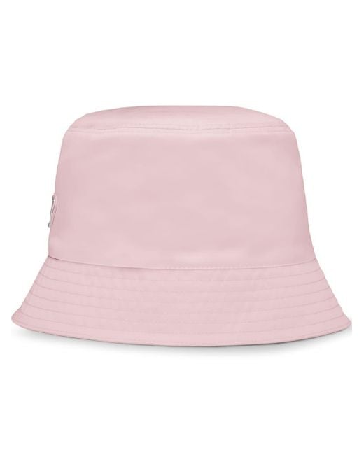 bucket hat prada pink