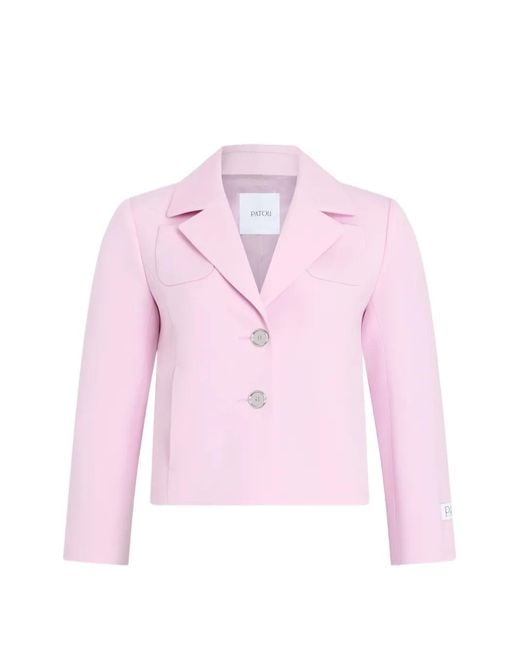 Patou Pink Tailored Short Jacket