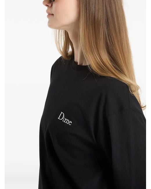 Dime Black Haut À Logo