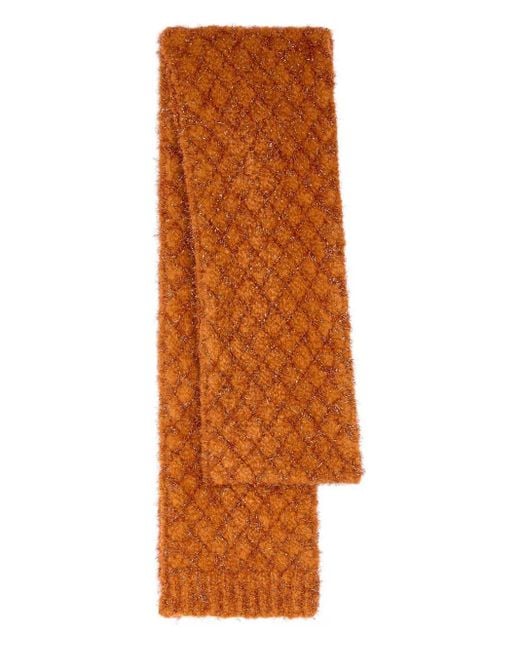 Sciarpa Metallizzata di Dries Van Noten in Orange