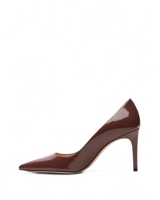 Stuart Weitzman Brown Stuart Power Pointed-Toe Pumps
