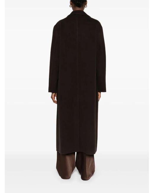 Vince Black Double-Breasted Coat