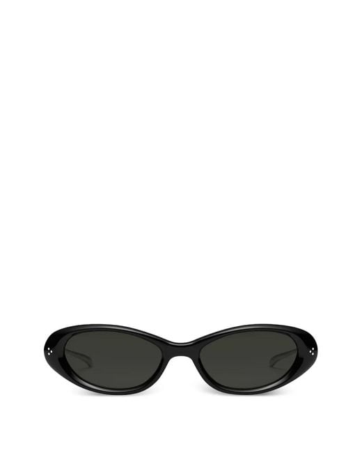 Gentle Monster Women's Black Ora Oval-Frame Sunglasses