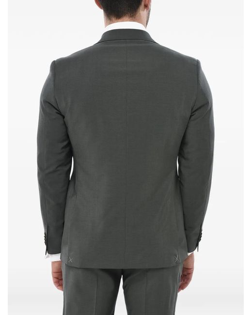 Corneliani Gray Single-Breasted Mohair-Blend Suit (Set Of Three) for men