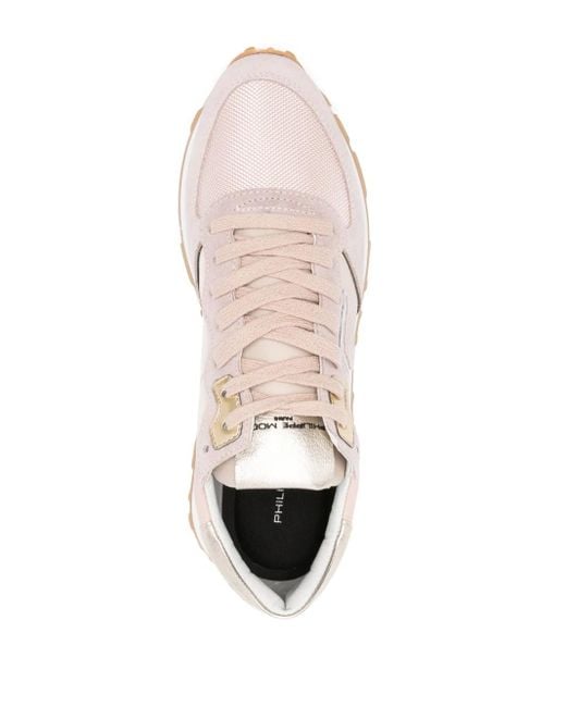 Philippe Model Pink Tropez Haute Lace-Up Sneakers