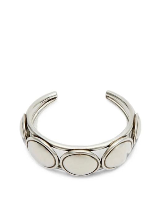 Isabel Marant Metallic Open-Cuff Bracelets for men